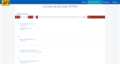 Desktop Screenshot of liste.aft-rn.net